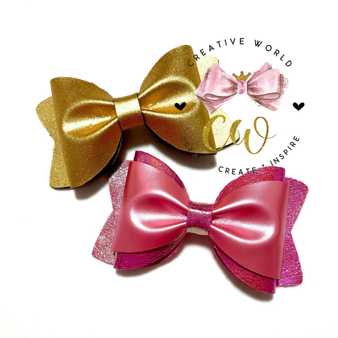 2 in 1 Trendy Pinch Bow Digital Template | Pinch Bow Template | Hair ...