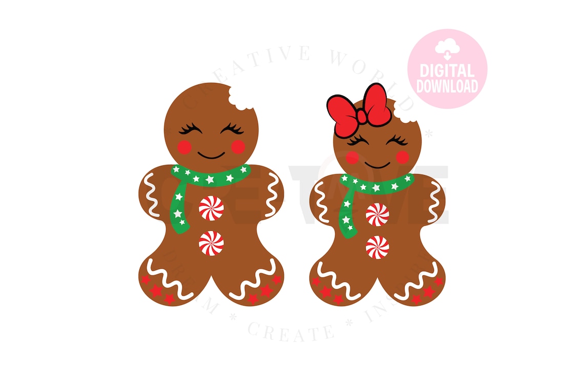 Gingerbread Svg Gingerbread Christmas Svg Christmas Svg | Etsy