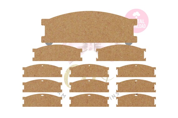 12 Templates 3 X 9 Headband Display Template Hair Bow | Etsy