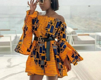latest short ankara dresses