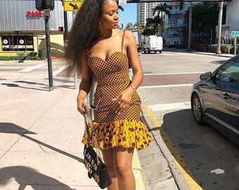 African print sexy dress,short Ankara dress,African clothing for women,ankara women clothing,handmade dresses,african summer dresses