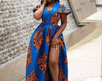 African print dress / African dress / African dresses / African maxi / African clothing / Ankara maxi dress / African print dress for women