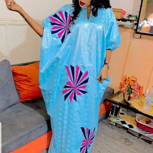 Bazin riche/bazin outfit/bazin/bazin riche  dress/bazin brocade/bazin getzner/bazin  dress/african clothing women/african fabric