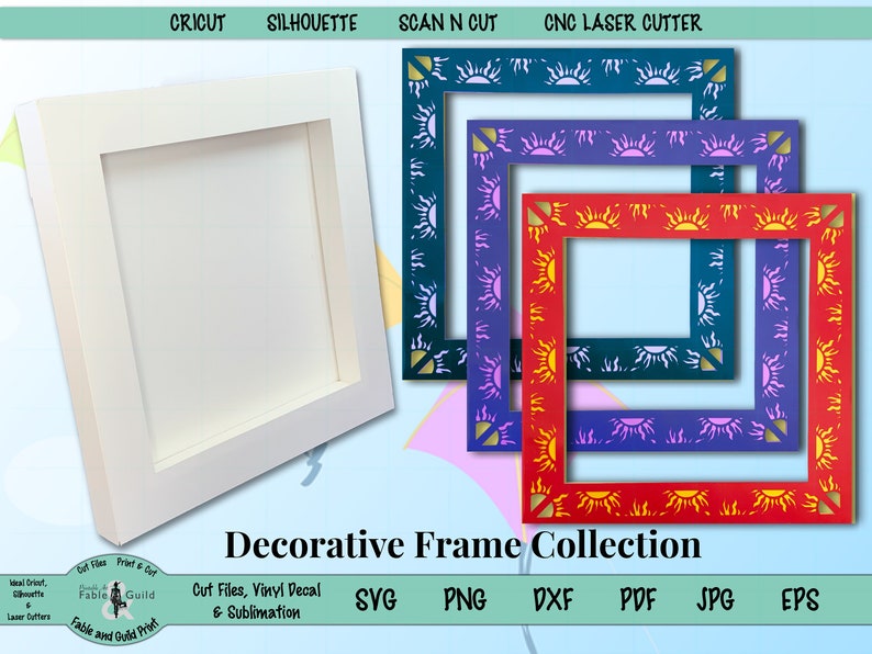 Download 3D Multi layered Shadow Light Box SVG Template Cricut ...