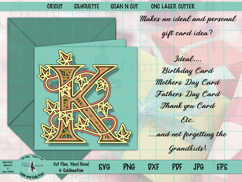 Download 3D Letter SVG Cricut Mandala SVG Cut File Multilayer Scan ...