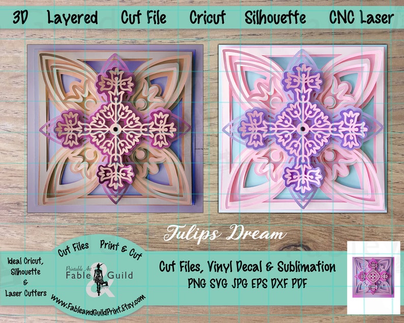 Free Free 291 3D Mandala Cricut SVG PNG EPS DXF File