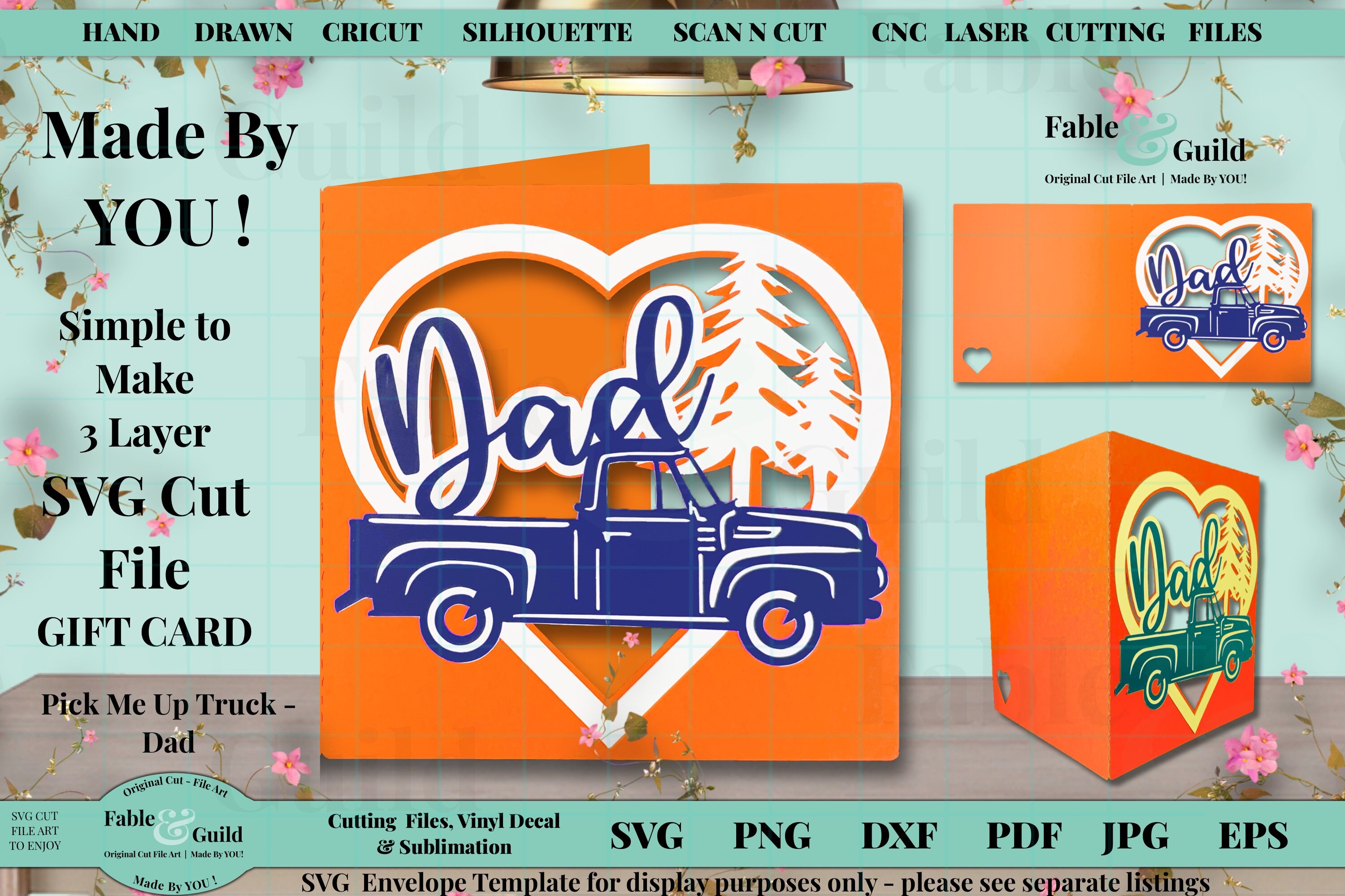 Free Free 337 3D Father&#039;s Day Card Svg SVG PNG EPS DXF File
