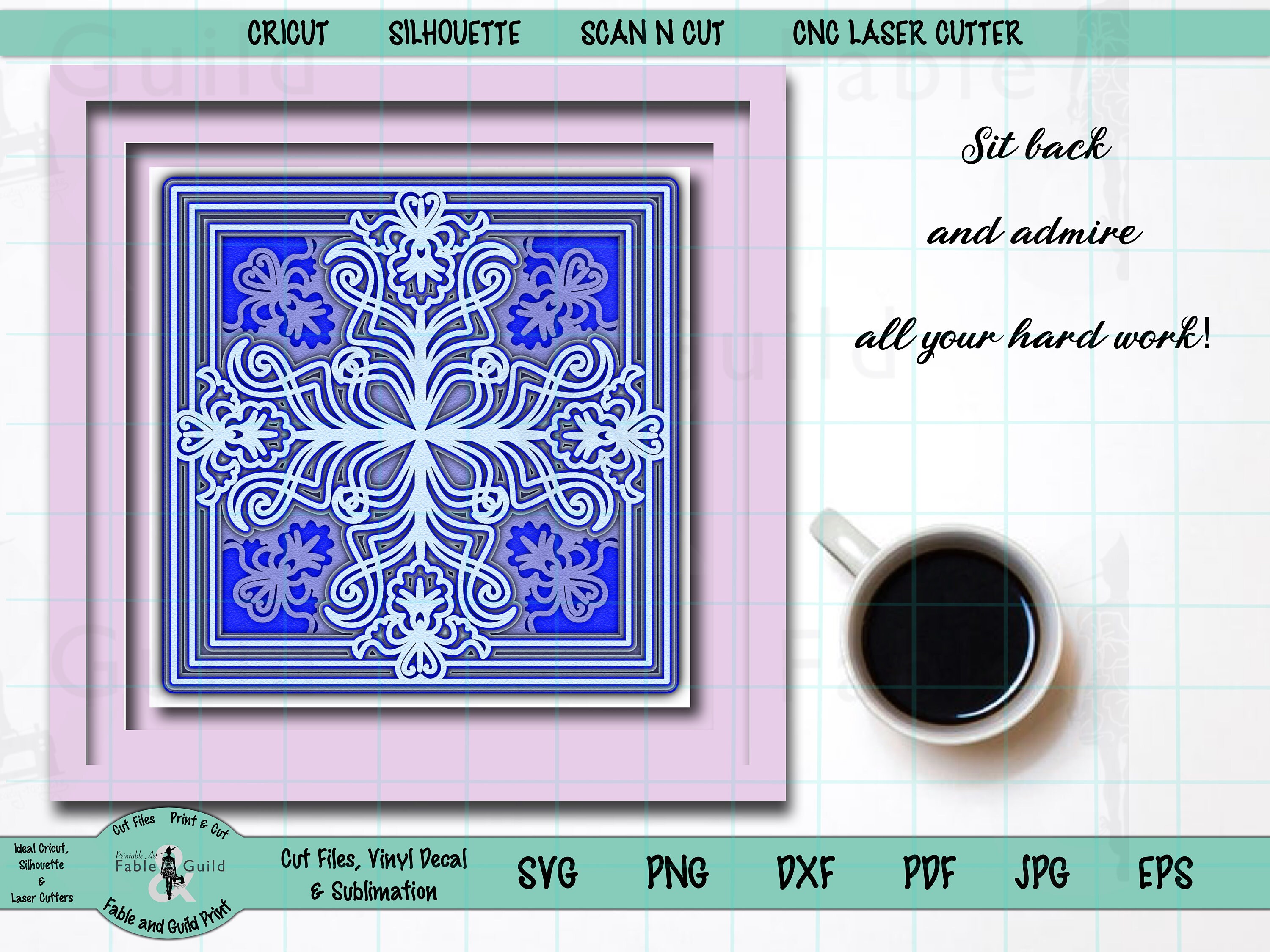 cricut 3d floral home decor handbook
