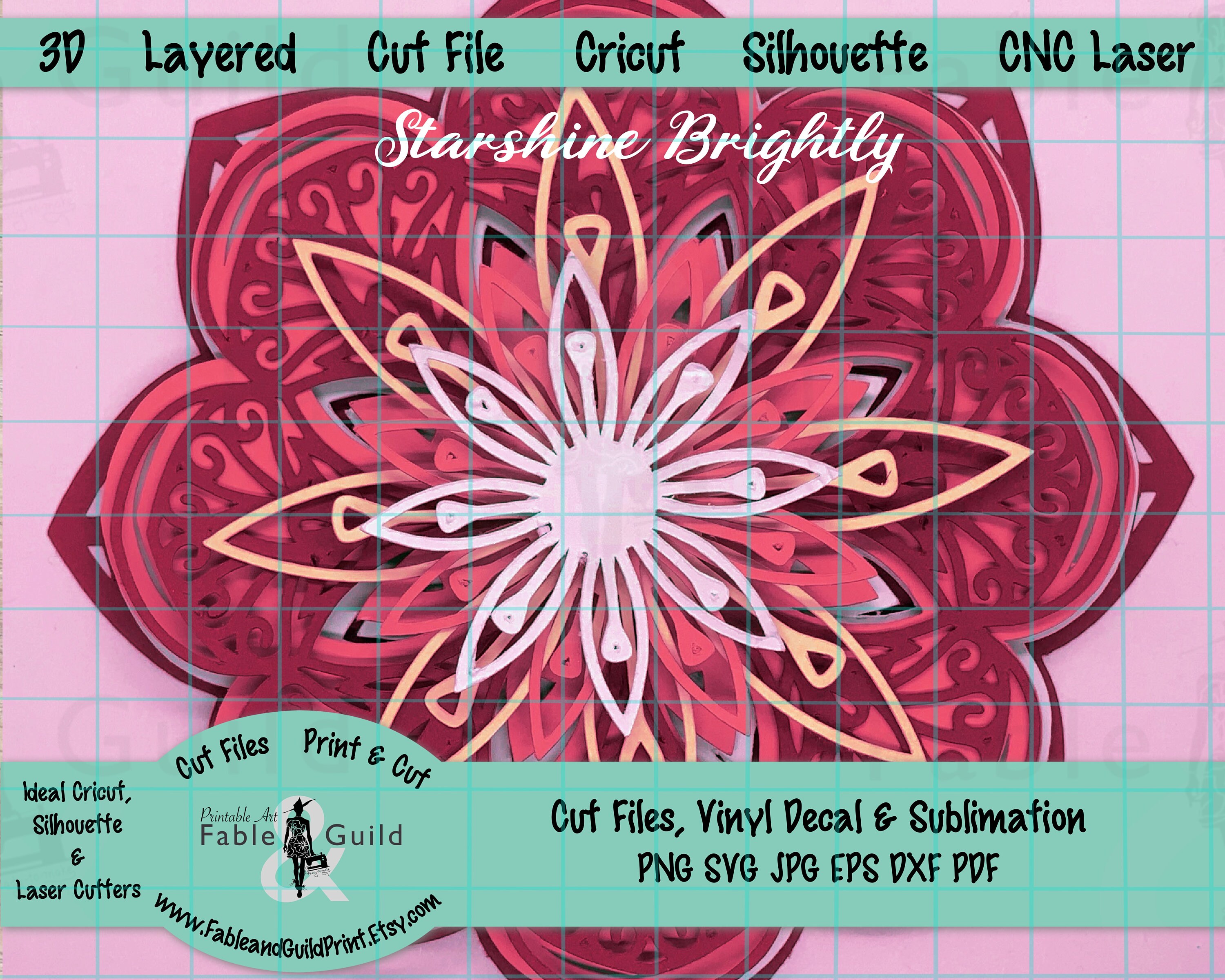 Free Free 123 Layered Wolf Mandala Svg SVG PNG EPS DXF File