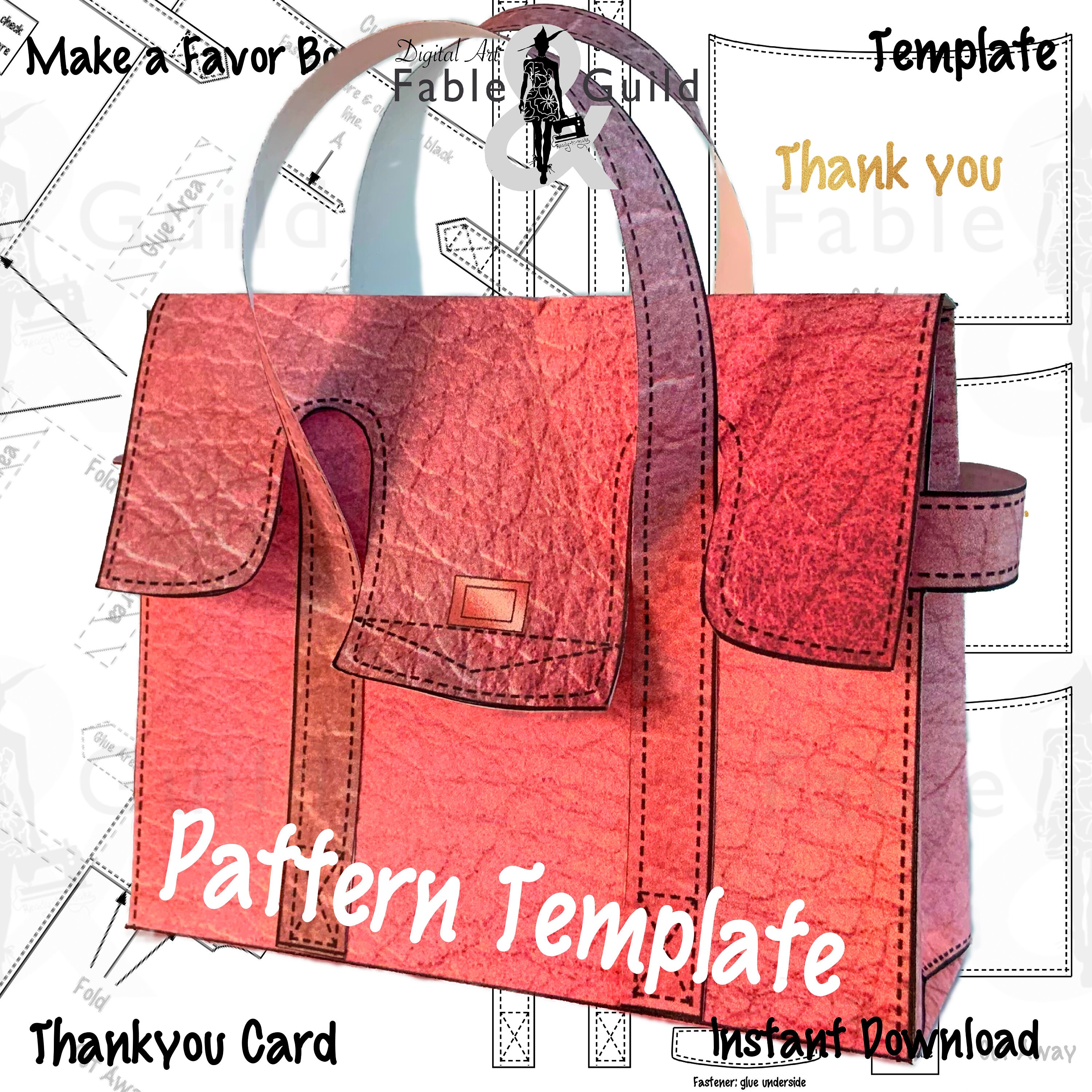 cricut purse pattern