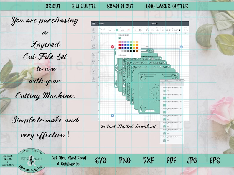 Download 3D layered Mandala SVG Alphabet Cricut Multi Layer Cut ...
