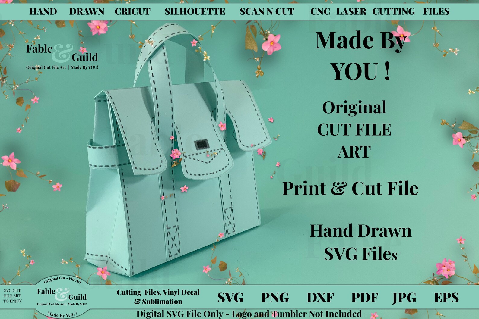 Purse Gift Box SVG 3d Purse Template Favor Box Svg Party Etsy