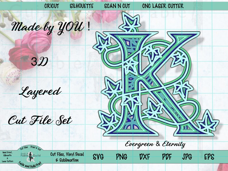 Free Free 3D Mandala Letters Cricut 498 SVG PNG EPS DXF File