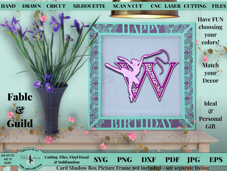 Download 3D layered Alphabet SVG Ballet Girl svg Cricut Cut File ...