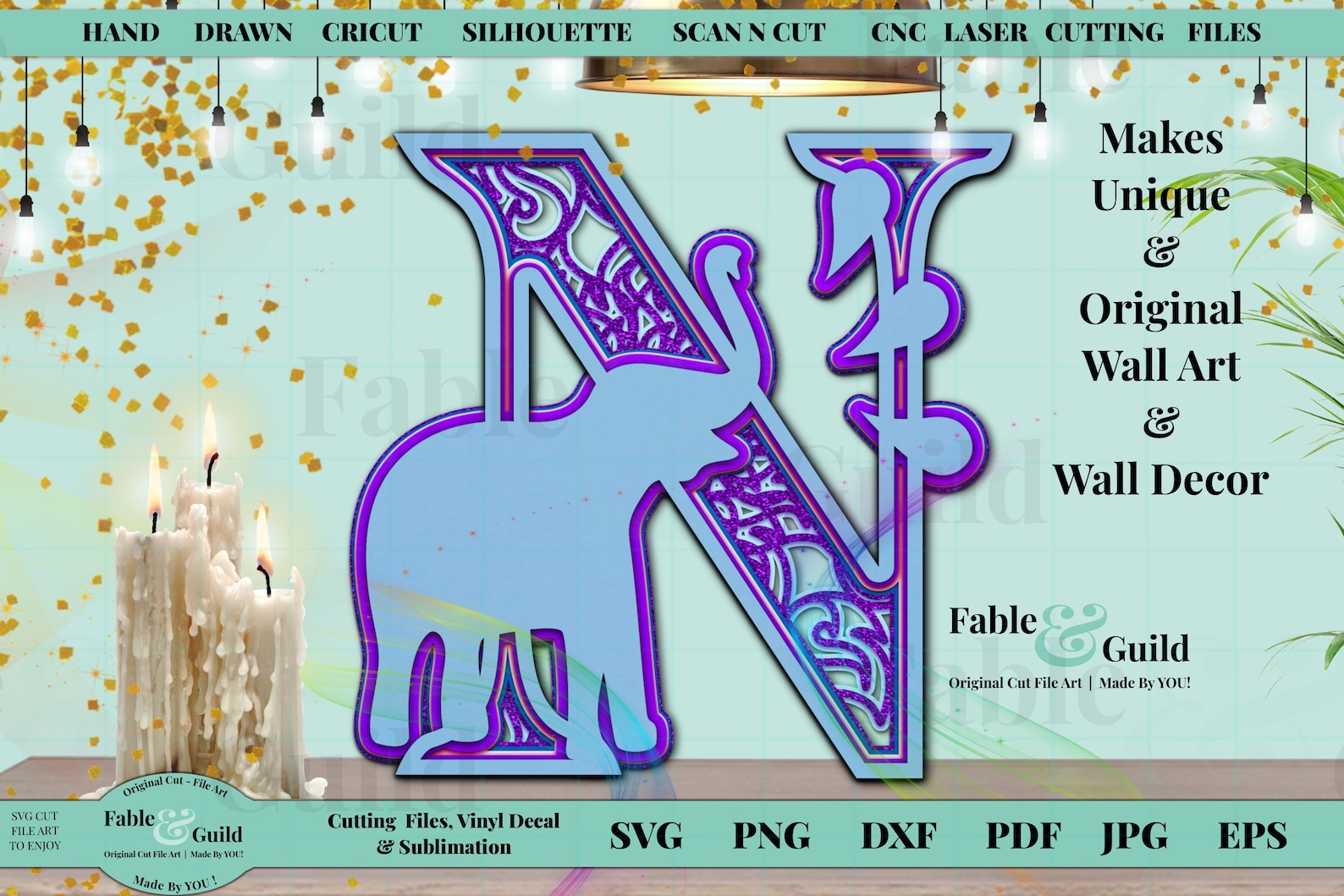 Download 3D Layered Animal SVG Giraffe Cricut Multilayer Monogram ...