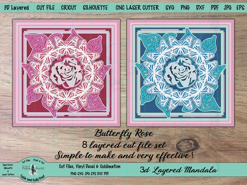 Download Multi Layer Mandala SVG Cricut SVG Cut File Cricut Floral ...