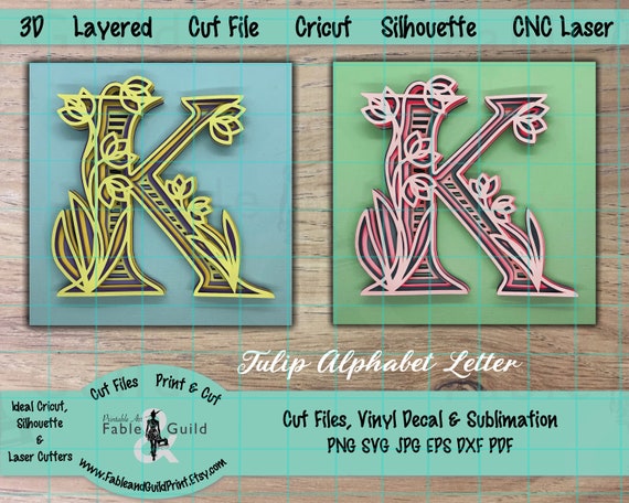 Download 3d Layered Letter 3d Multi Layer Mandala Svg Cut File Cricut Etsy