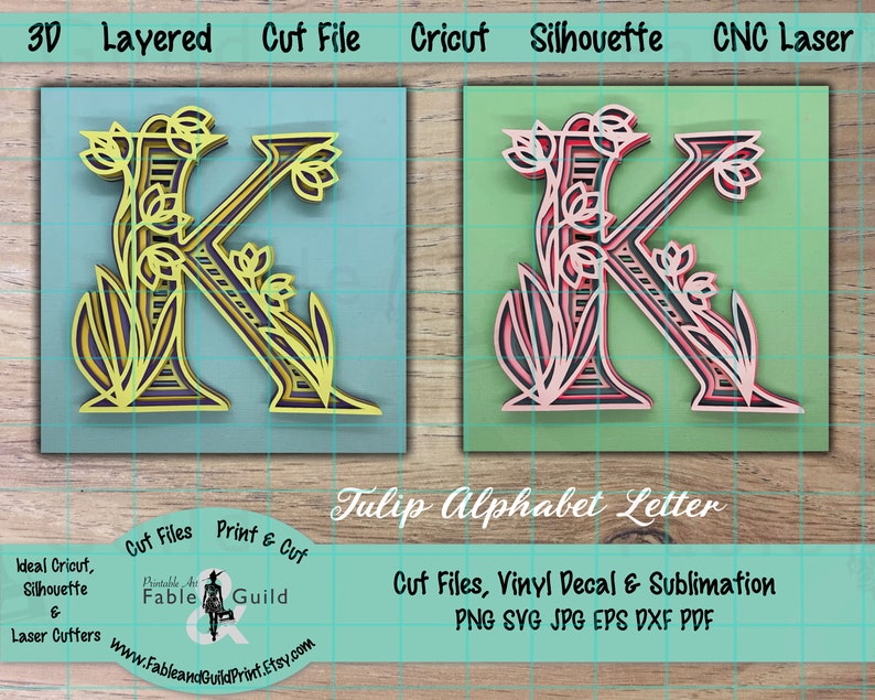 Download 3D Layered Letter 3D Multi Layer Mandala SVG Cut File ...