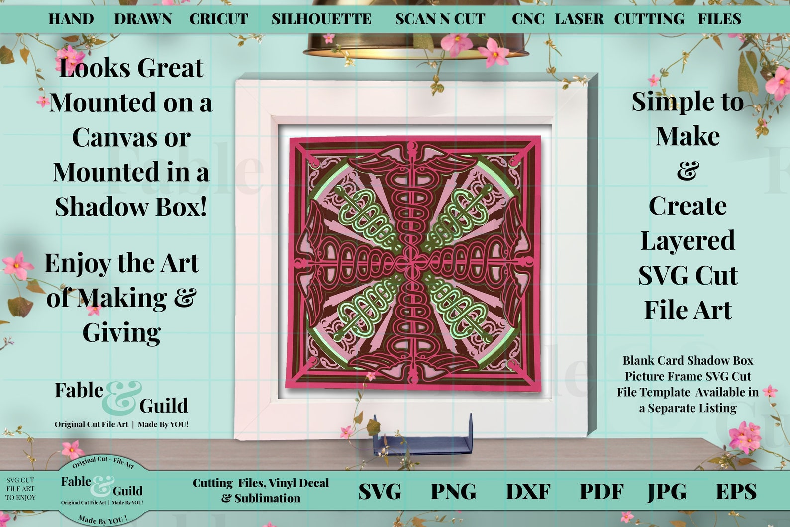 Download 3D Mandala SVG Mandala SVG Files for Cricut Mandala Cut | Etsy