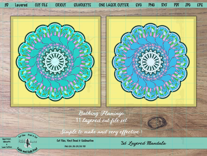 Free Free Layered Mandala Cricut 596 SVG PNG EPS DXF File