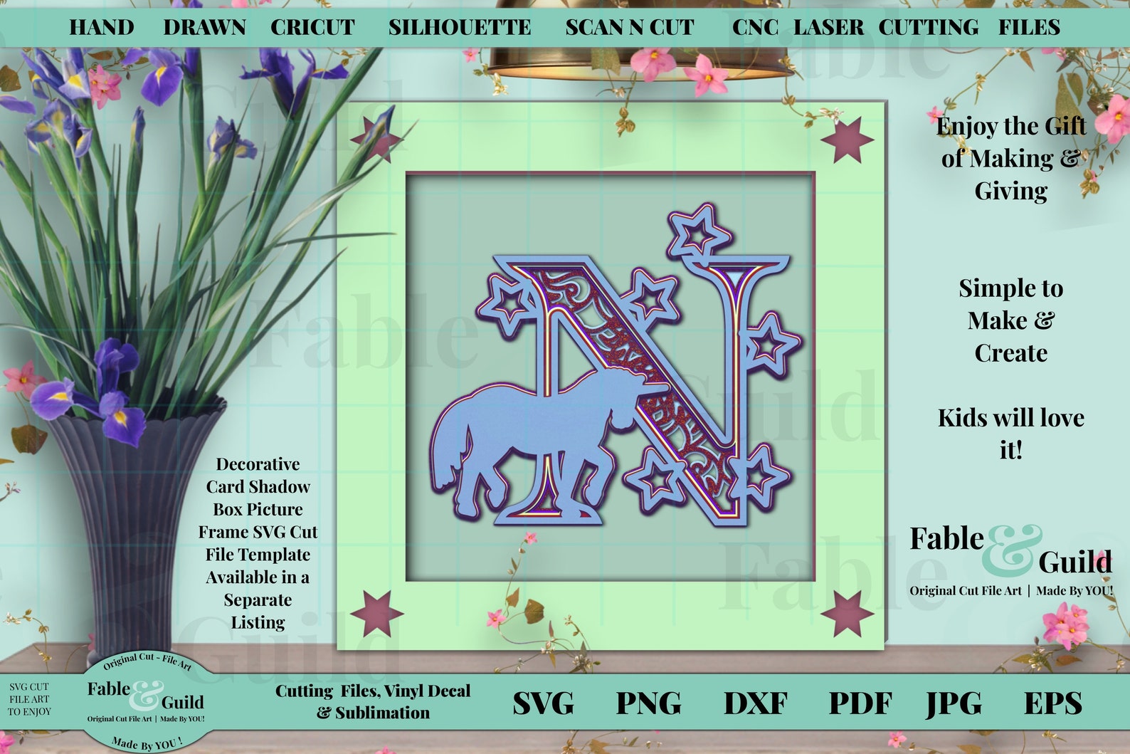 Download 3d Layered Cricut Cutting File Unicorn SVG Mandala ...