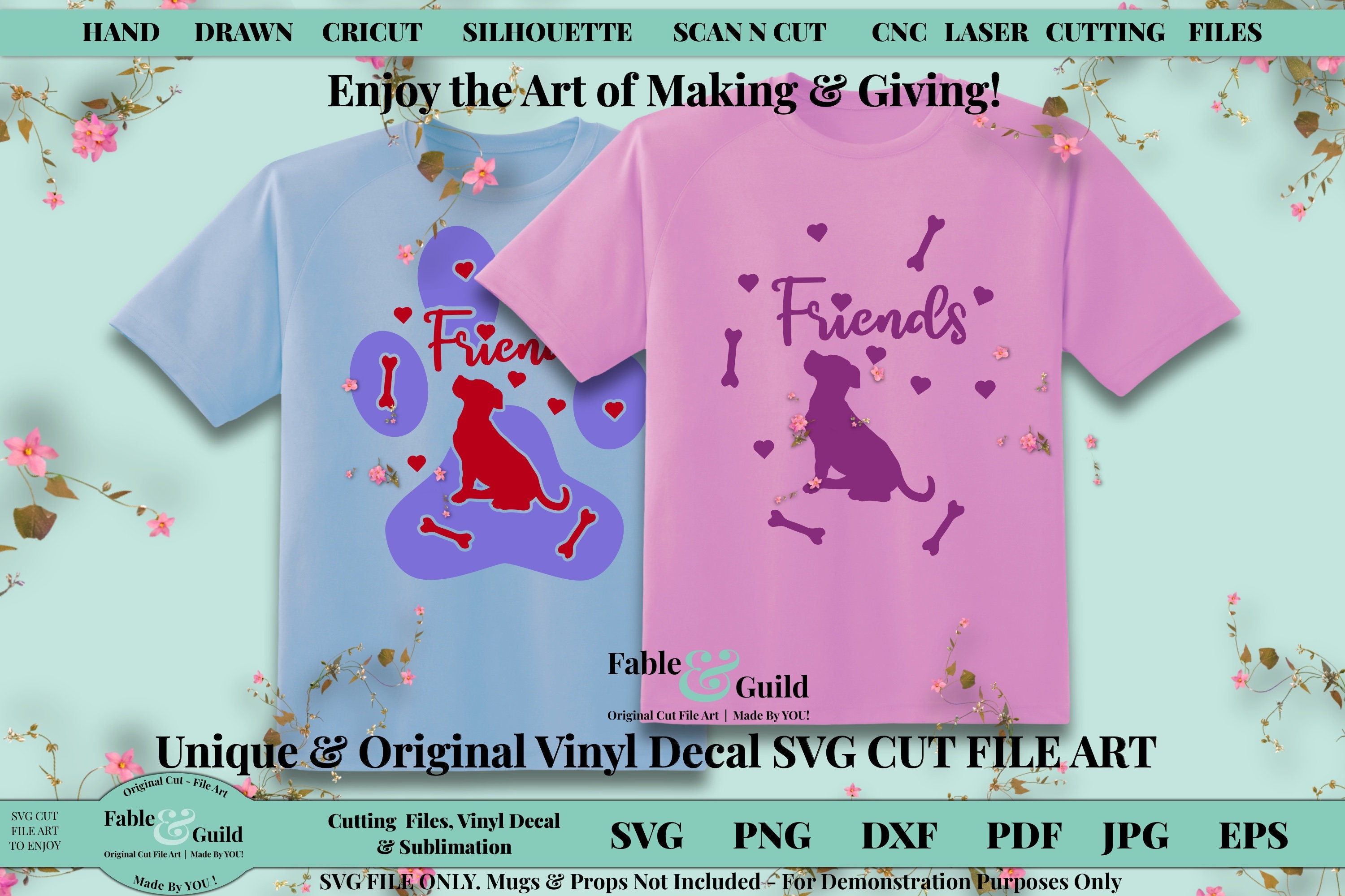 Dog Paw Print SVG Cutting File for Cricut and Silhouette Dog Etsy