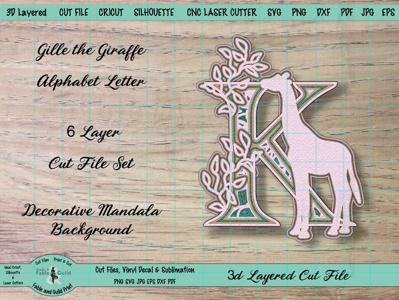 Free Free Layered Giraffe Svg 814 SVG PNG EPS DXF File