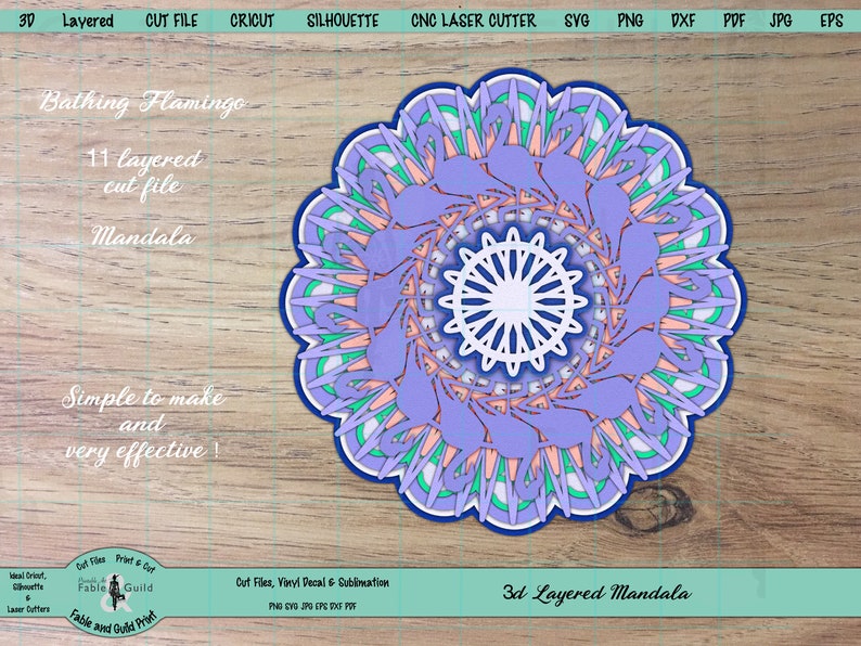 Free Free 265 Layered Mandala For Cricut SVG PNG EPS DXF File