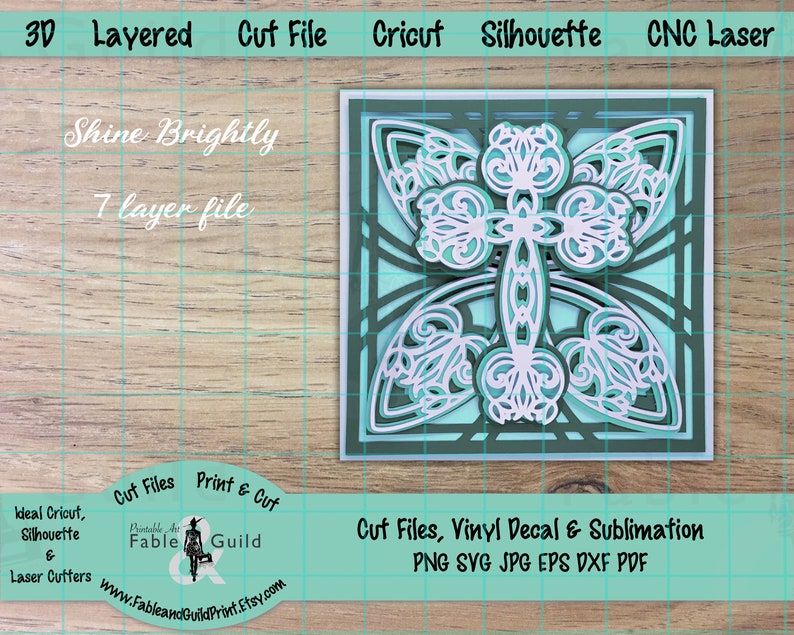 Free Free Cricut Layered Mandala 832 SVG PNG EPS DXF File