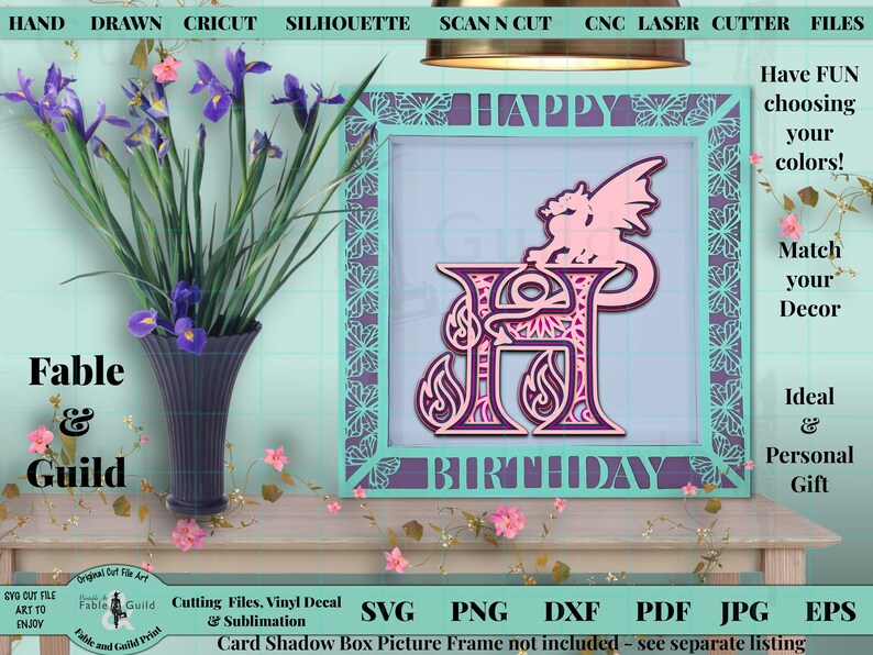 Download Layered SVG Alphabet Dragon SVG Cricut Cutting File ...