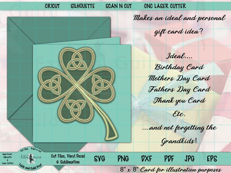 Download 3d Layered Shamrock Home Decor SVG Cut Files Cricut Celtic ...
