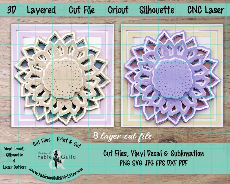 Free Free 197 Cricut Mandala Wood SVG PNG EPS DXF File