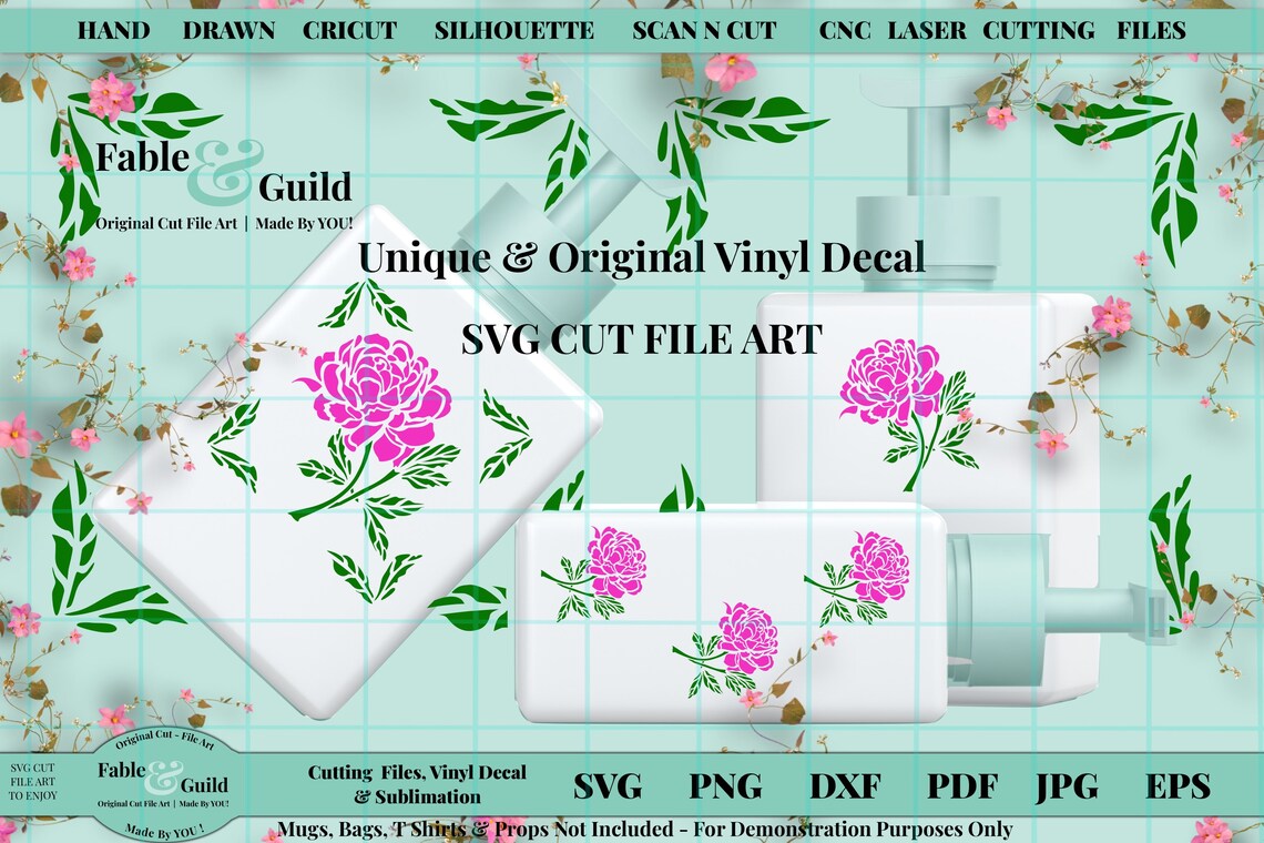 Download Flower SVG Tumbler SVG Vinyl Decal Svg Mothers Mom Flower ...