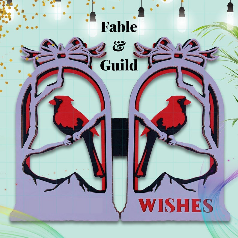 Download Cutting File For Cricut Unique Layered Svg Greetings Gift Card Gorgeous Cardinal Bird Wishes Template Quotes Silhouette Scanncut Designs Craft Supplies Tools Paper Delage Com Br
