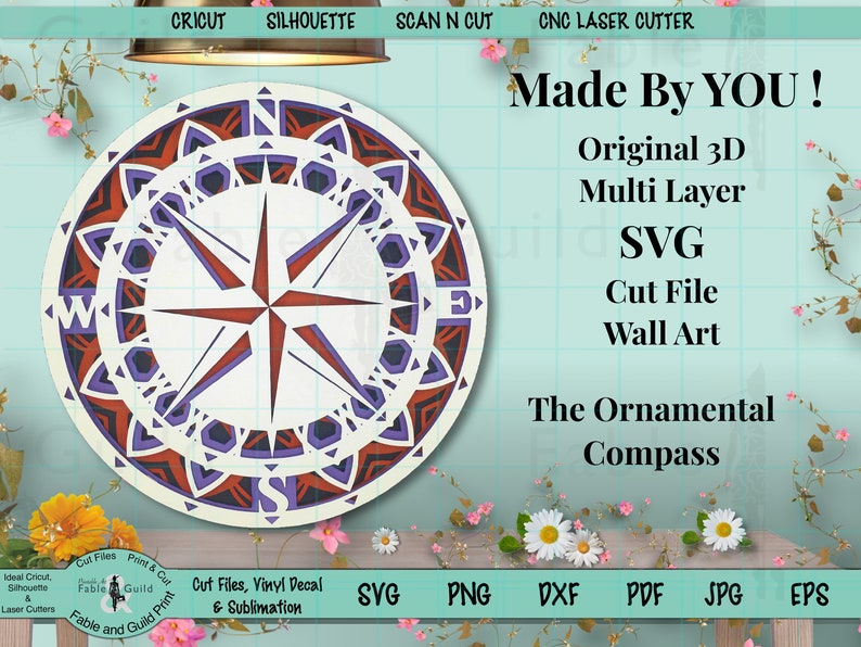 Download Multi Layered Cricut Cut File Cricut SVG Nautical Mandala ...