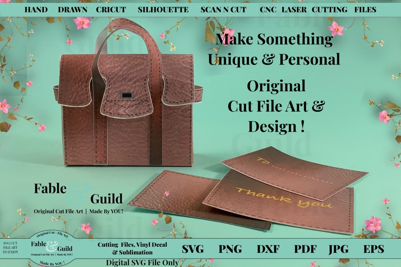 Purse Gift Card Favor Box Fashion Handbag Party Favour Etsy