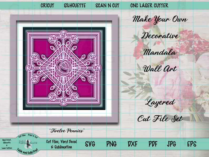 Free Free 229 3D Flower Mandala Svg SVG PNG EPS DXF File