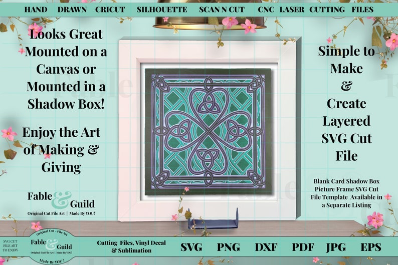 Download Svg Celtic Knot Cross Design 3d Multi Layered Cricut Cut File Cricut 3d Cut File Celtic Lucky Irish St Patricks Day Silhouette Scanncut Scrapbooking Craft Supplies Tools Jewellerymilad Com