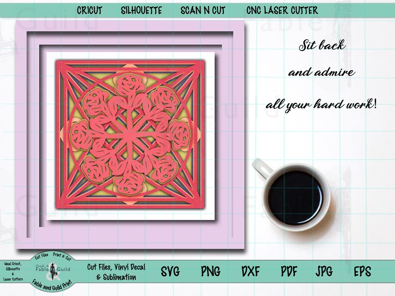 Free Free Layered Flower Mandala Svg 521 SVG PNG EPS DXF File
