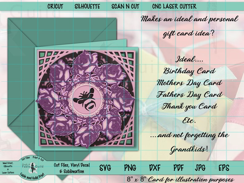 Download 3D Rose Mandala SVG Multi Layered Cricut Cut File ScanNCut ...