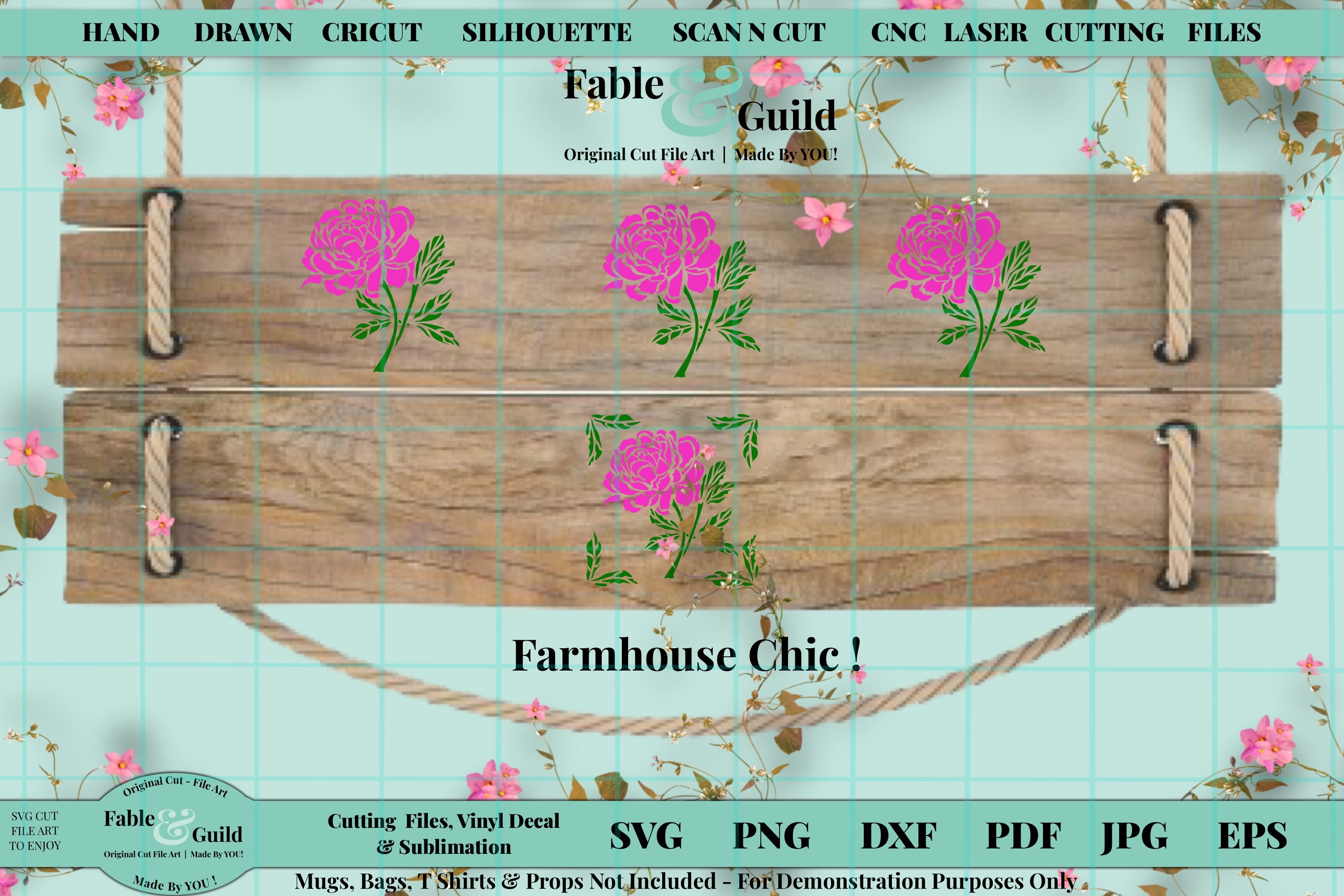 Download Flower SVG Tumbler SVG Vinyl Decal Svg Mothers Mom Flower | Etsy