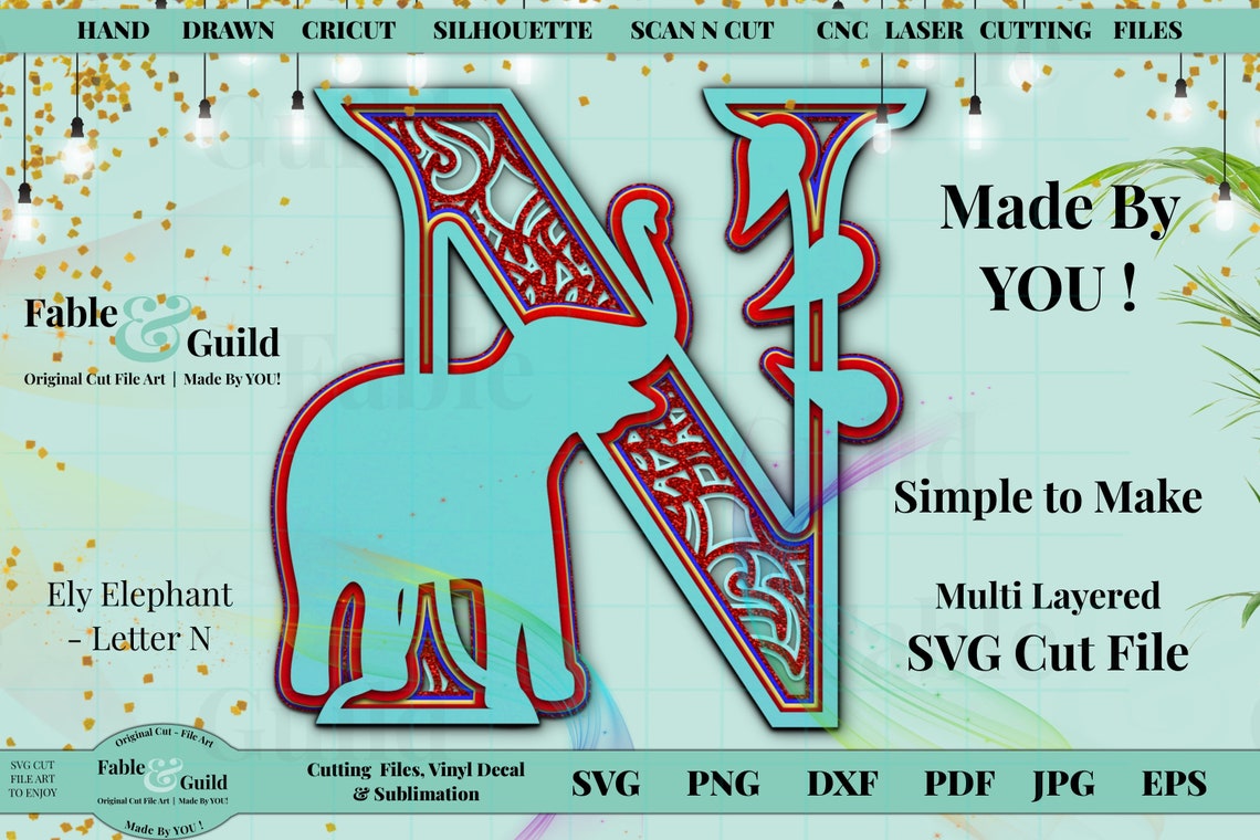 Download 3D Layered Animal SVG Giraffe Cricut Multilayer Monogram ...