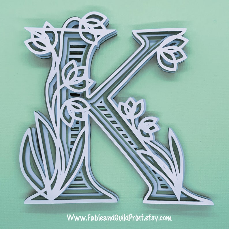 Download 3D Layered Letter 3D Multi Layer Mandala SVG Cut File ...