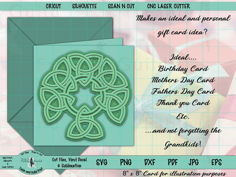 Download Tree of Life SVG Celtic Trinity Knot layered SVG 3D Cricut | Etsy