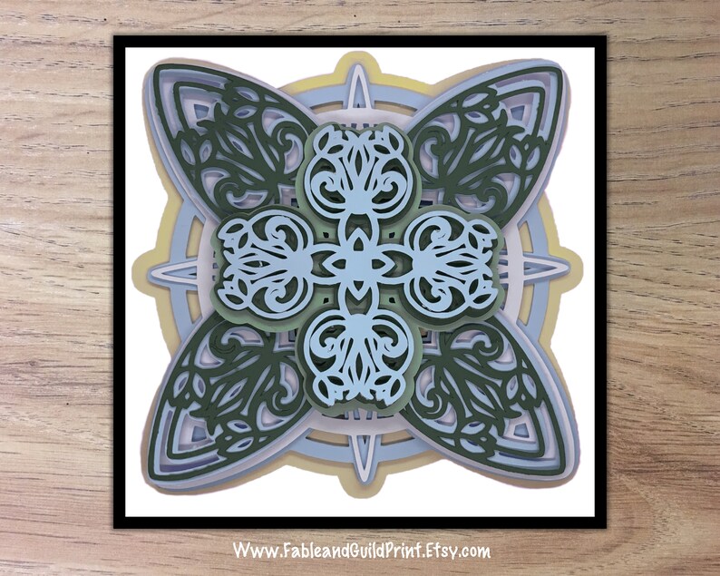 Download 3D Mandala SVG Floral Cricut SVG Cut File Layered Cricut ...