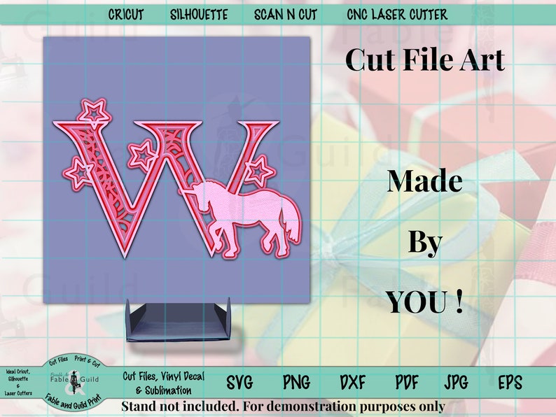 Download 3D Layer Mandala SVG Letter Cricut Cut File Unicorn Multi ...
