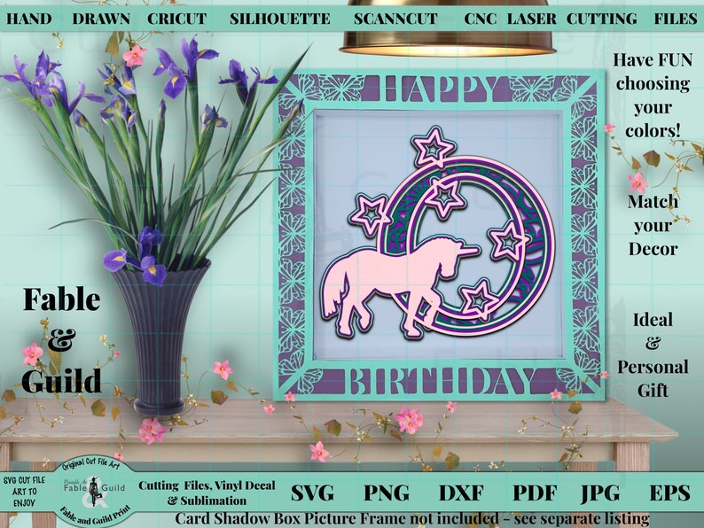 Download 3D Layered Unicorn Mandala SVG Letter O Cricut Cutting ...
