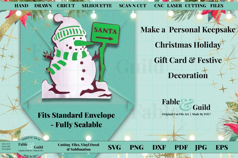 Download 3D Snowman Svg Christmas Card Svg 3D Multi Layered Cutting ...