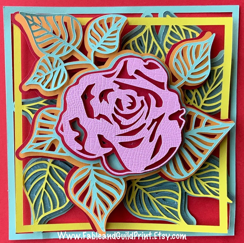 Download 3D Multi Layered Cricut Cut File Cricut SVG Rose Mandala ...