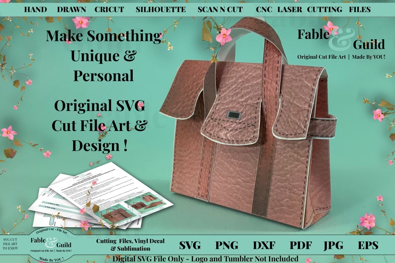 Purse Gift Card Favor Box Fashion Handbag Party Favour Etsy